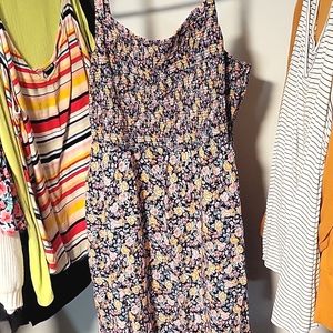 Old Navy 2x Smocked floral dress